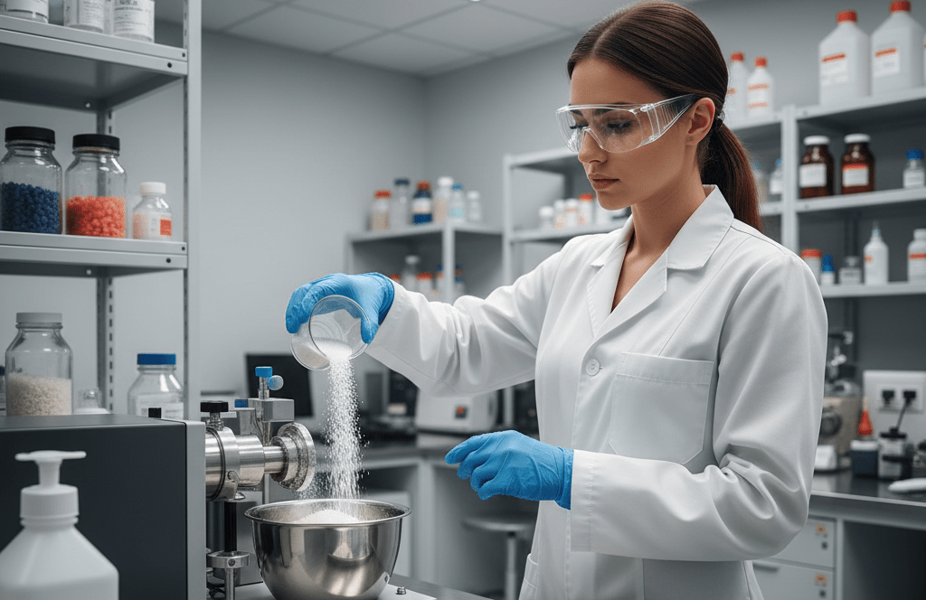 NuviaChem Research & Development Lab for plastic additive masterbatches in anti rodent, antimicrobial and anti corrosion VCI.