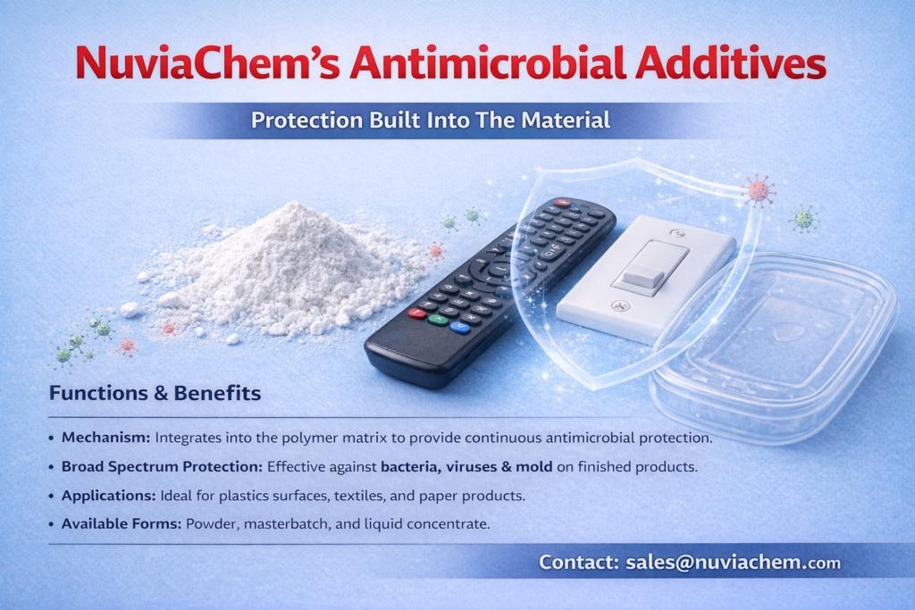 NuviaChem Nano-Silver Based Antimicrobial Technology for Broad-Spectrum Efficacy
