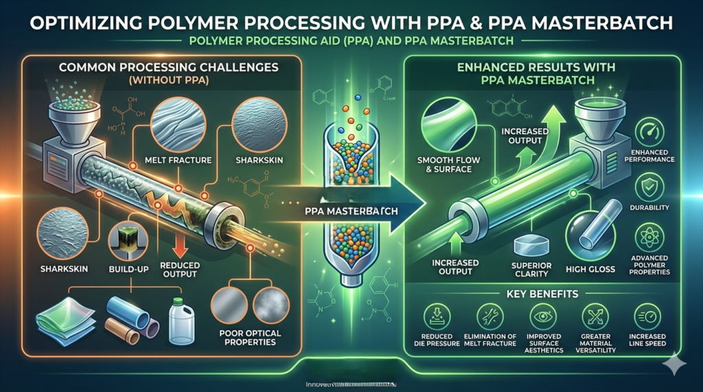 Polymer Processing Aid (PPA) and PPA Masterbatch