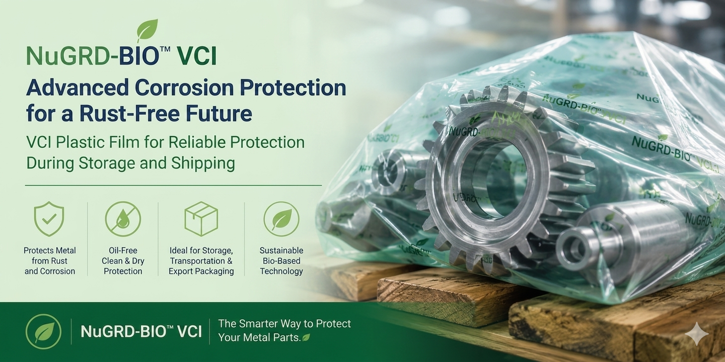 Bio based VCI additive masterbatch for plastic film packaging