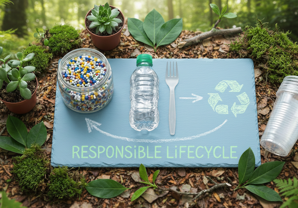 Sustainable Solutions NuviaChem's biodegradable additive masterbatch to break down plastic waste without micro plastic particles.